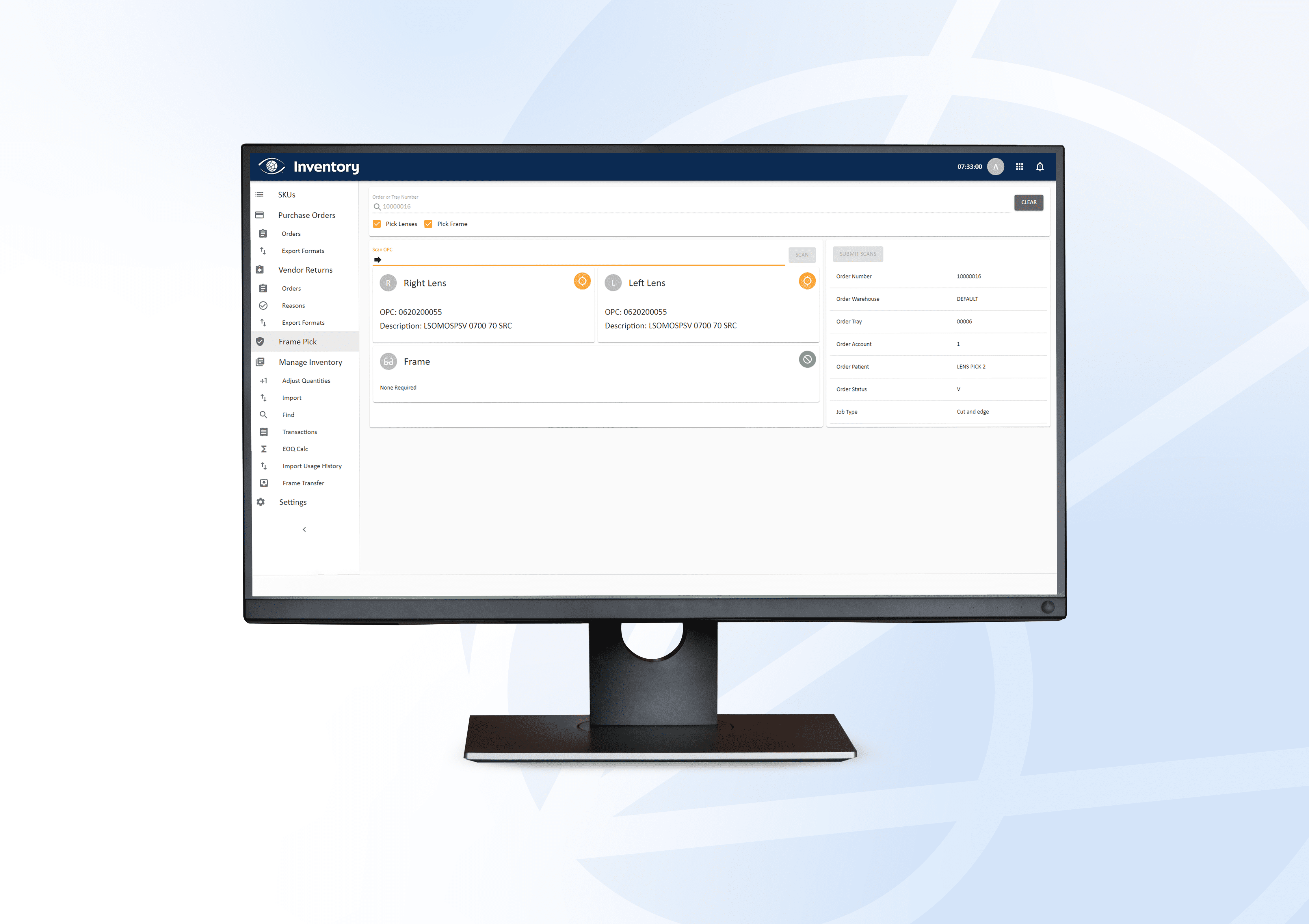 The Rx-Universe Inventory dashboard